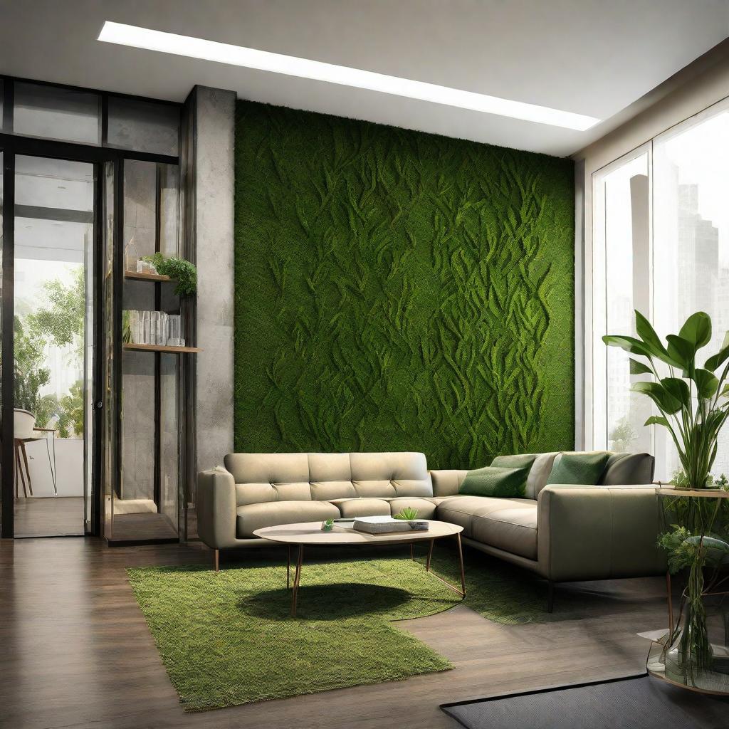 artificial grass wall design