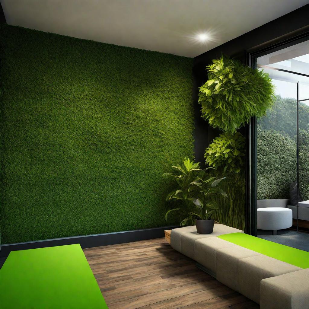 artificial grass wall design